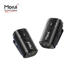 Morui GM-X11 AI Dual Wireless Microphone | AI Noise Reduction Lavalier Mic for Vlogging & Live Streaming