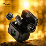 Morui GM-X12 ANC Dual Wireless Microphone | 2.4GHz Lavalier Mic for Vlogging & Live Streaming