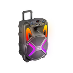 L-265 RONAQ 12-Inch Bluetooth Party Speaker | 400W Power | Wireless Mic | RGB Lights