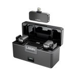 L-251 Wireless Lavalier Microphone with Charging Case | AI Noise Cancellation | Type-C & iPhone