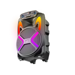 L-265 RONAQ 12-Inch Bluetooth Party Speaker | 400W Power | Wireless Mic | RGB Lights