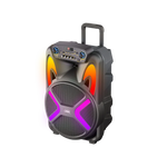 L-265 RONAQ 12-Inch Bluetooth Party Speaker | 400W Power | Wireless Mic | RGB Lights
