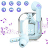 Air31 Wireless Earbuds | Crystal Transparent Design | Bluetooth 5.3 | LED Display & Heavy Bass
