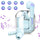 Air31 Wireless Earbuds | Crystal Transparent Design | Bluetooth 5.3 | LED Display & Heavy Bass