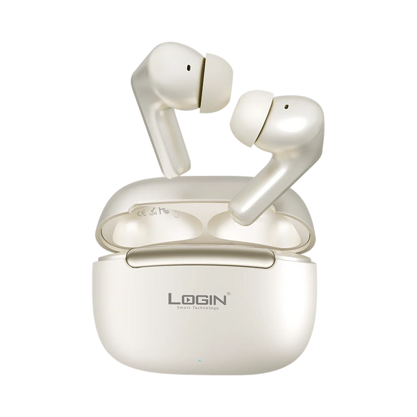 LOGIN AMBEO L-221 ANC + ENC Wireless Bluetooth 5.0 Earbuds with LED Display