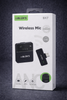BX7 Wireless Microphone Black | Noise Reduction Lavalier Mic for Android & iPhone | TikTok YouTube Vlogging Mic