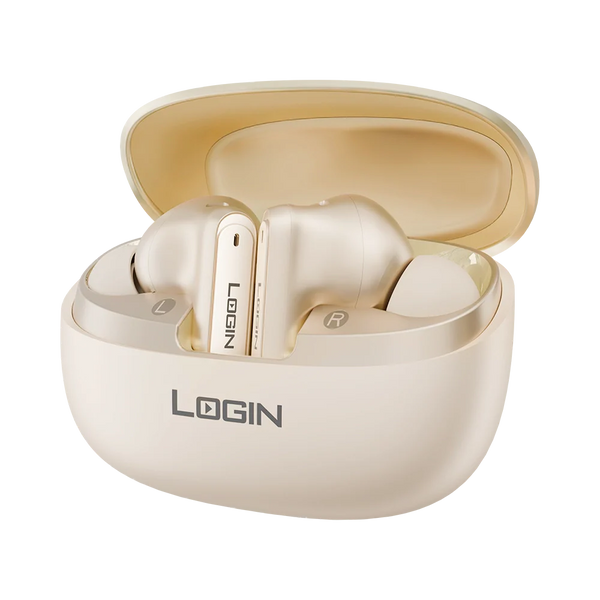 LOGIN AI CORE L-205 AI TWS Wireless Bluetooth 5.3 Earbuds with ANC, ENC & AI EQ