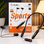 Tele Link Gold Sports Wireless Neckband Earphones AFE-777 | Extra Bass Bluetooth Earphones | 48 Hours Music Time