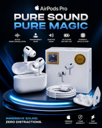 ANC TWS Wireless Earbuds with Type-C Charging | Apple Pro Style Earbuds | Premium Sound & Touch Control