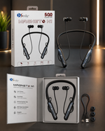 Strike Magnet N1 Wireless Neckband Earphones | ENC Noise Cancellation | 500H Standby | Magnetic Bluetooth Earphones