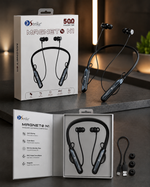 Strike Magnet N1 Wireless Neckband Earphones | ENC Noise Cancellation | 500H Standby | Magnetic Bluetooth Earphones