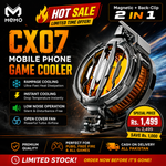 Magnetic Phone Cooler Fan Case Yellow 68G Gaming | Fast Cooling Mobile Phone Cooler for PUBG & Mobile Gaming