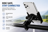 Bike Mobile Holder Stand | 360° Rotation | Anti-Slip Grip | Universal Motorcycle Mount
