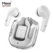 Morui MB-1 Crystal Case Wireless Earbuds with ENC Noise Cancellation | Gaming TWS Bluetooth Earbuds