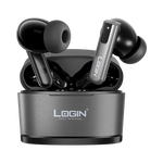 LOGIN ELAN L-218 TWS ANC Wireless Bluetooth 5.4 Earbuds with LED Display