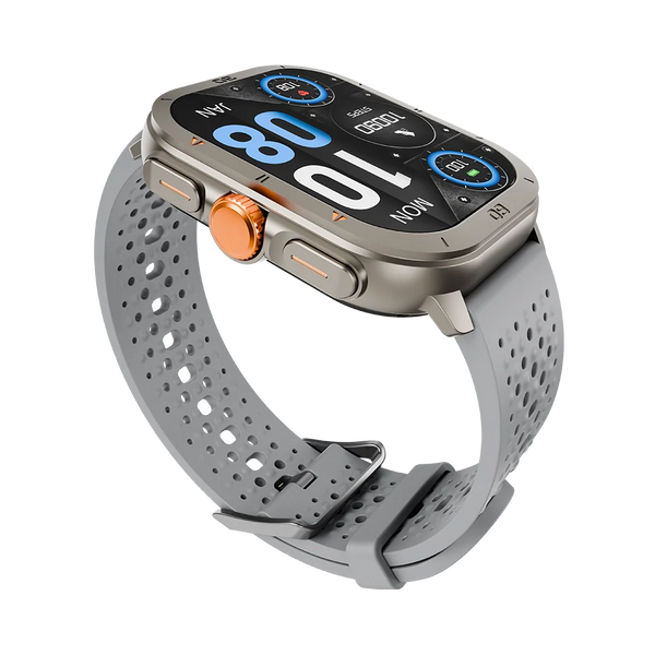 L-107 Vision AMOLED Smartwatch with Bluetooth Calling | 100+ Sports Modes | Islamic Features