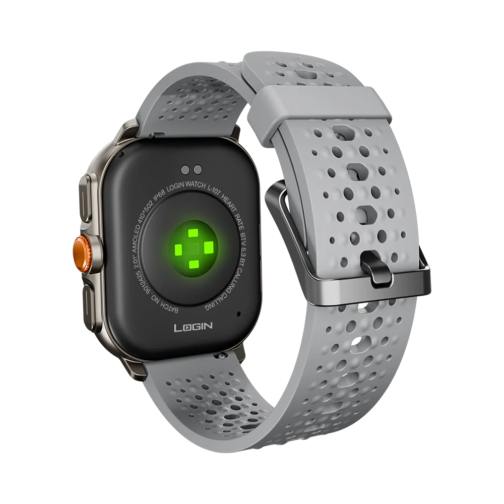 L-107 Vision AMOLED Smartwatch with Bluetooth Calling | 100+ Sports Modes | Islamic Features