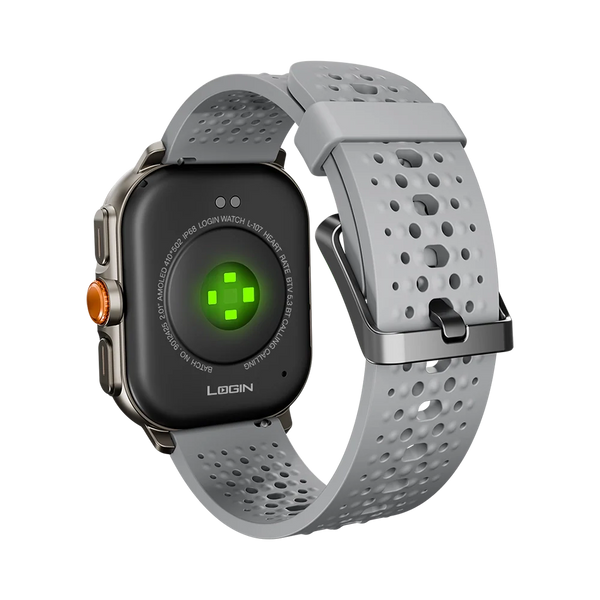 L-107 Vision AMOLED Smartwatch with Bluetooth Calling | 100+ Sports Modes | Islamic Features