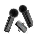 L-250 Wireless Lavalier Microphone for Type-C | AI Noise Cancellation Dual Mic