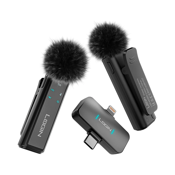 L-250 Wireless Lavalier Microphone for Type-C | AI Noise Cancellation Dual Mic