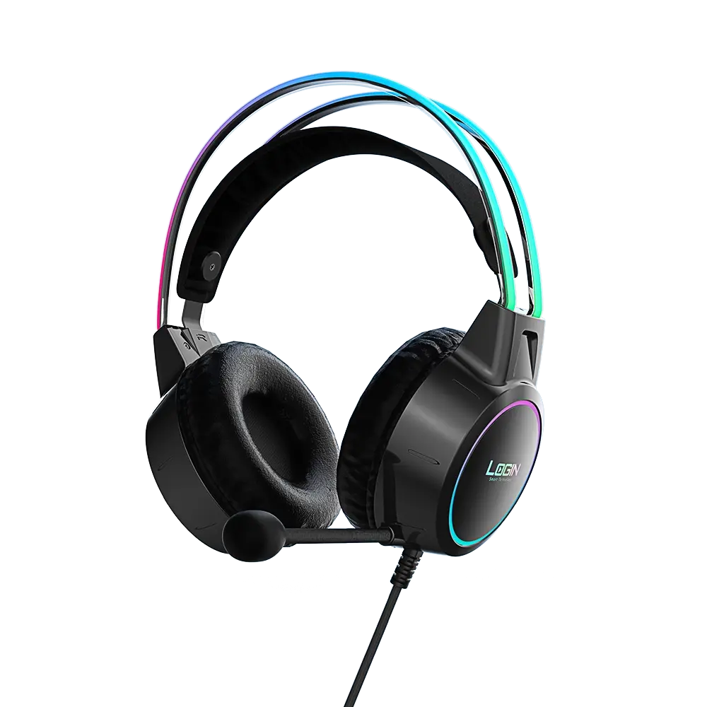 L-285 RAGNAR RGB Gaming Headset with Microphone | 3.5mm Wired Stereo Headphones