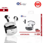 Strike Aerobuds TWS-960 ENC Wireless Earbuds | Bluetooth 5.3 Earphones with Mega Bass & HD Calling