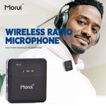 Morui GM-X8i Dual Wireless Microphone with ANC | 2.4GHz Lavalier Mic for Vlogging & Live Streaming
