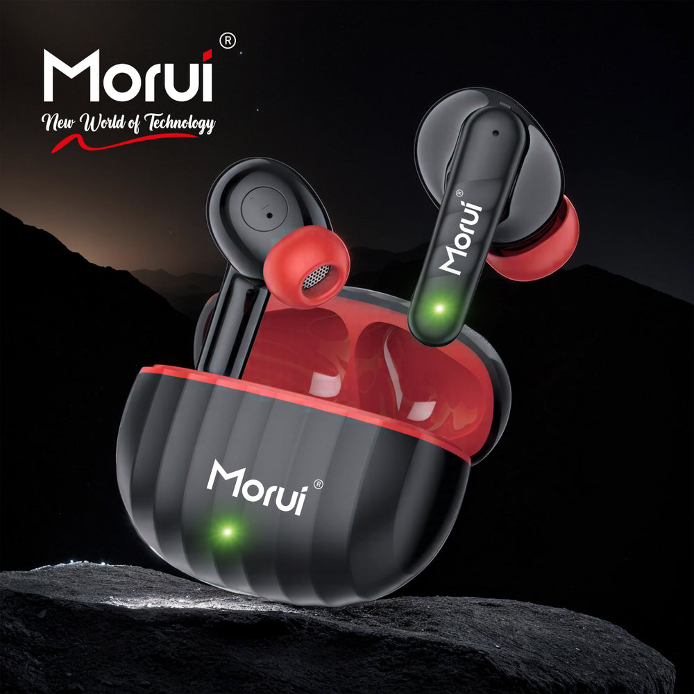 Morui MB-H3 Berlin ANC & ENC Wireless Bluetooth Earbuds | Bluetooth 5.3 Gaming TWS