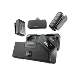 L-251 Wireless Lavalier Microphone with Charging Case | AI Noise Cancellation | Type-C & iPhone