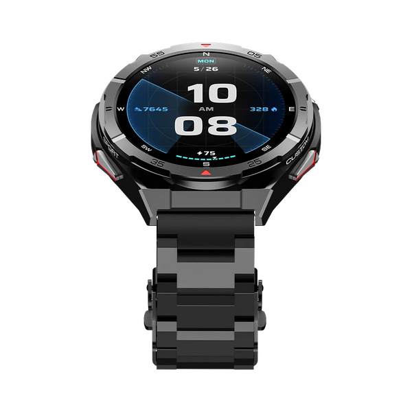 L-115 Glory AMOLED Smart Watch – Bluetooth Calling, GPS Health Tracking, Metal Strap