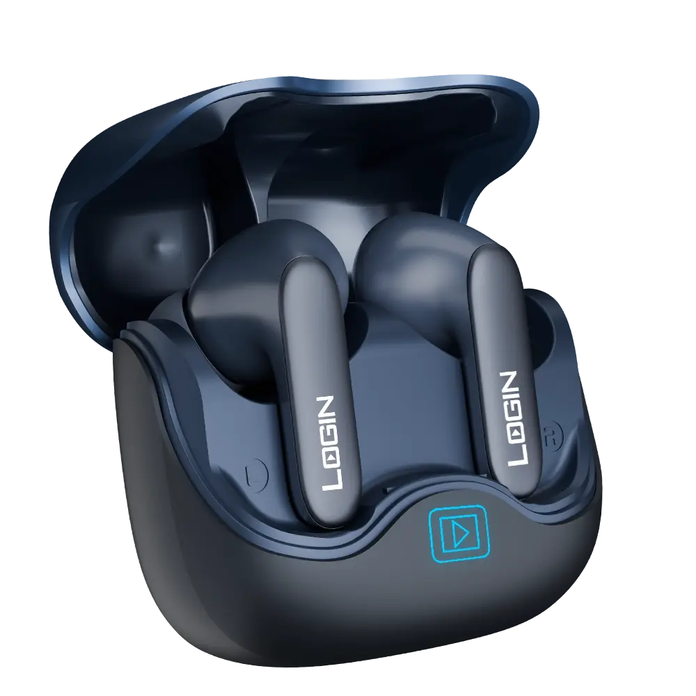 LOGIN L-200 TWS ANC + ENC Wireless Bluetooth 5.4 Earbuds with LED Display