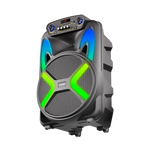 L-266 RONAQ 15-Inch Bluetooth Party Speaker | 440W Power | Wireless Mic | RGB Lights