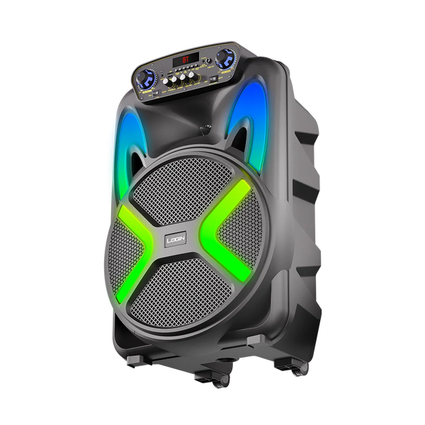 L-266 RONAQ 15-Inch Bluetooth Party Speaker | 440W Power | Wireless Mic | RGB Lights